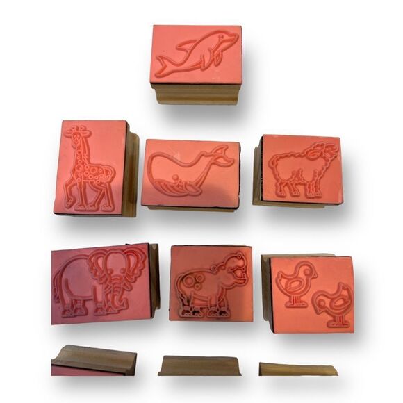 Animal  Rubber Stamps 13 Lot - Picture 6 of 6
